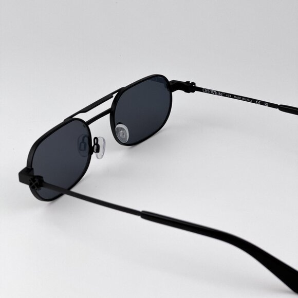 Off-White VAIDEN Men Sunglasses – Black Oval Frame | Model OERI123 1007 - Picture 7 of 12